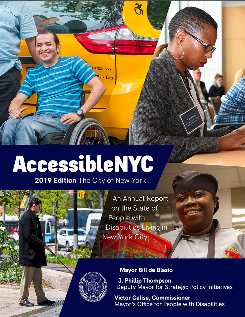 Cover of 2019 Edition of Accessible NYC