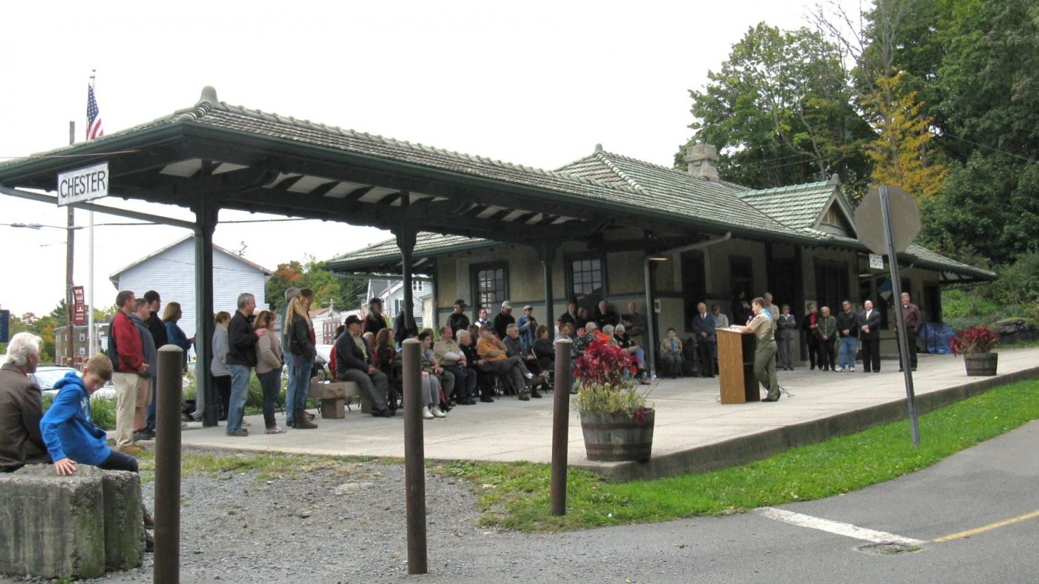 Chester Historical Society's 1915 Erie Depot