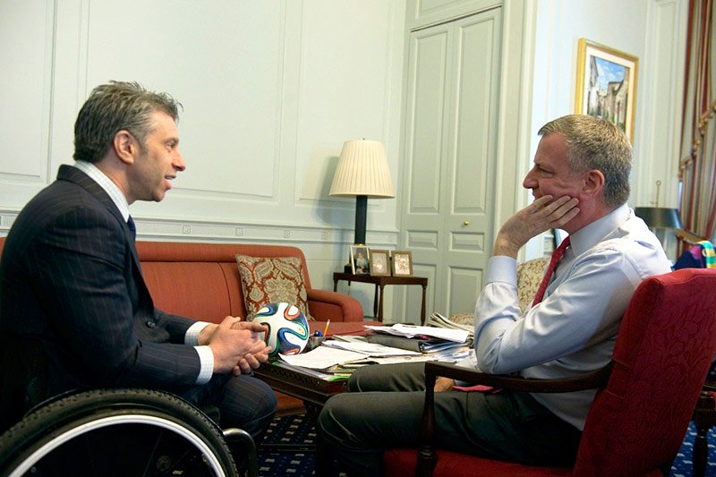 Mayor Bill de Blasio Reappoints Victor Calise as Commissioner Of The Mayor's Office For People With Disabilities