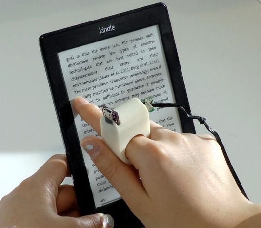 Finger Reader Photo from Mashable