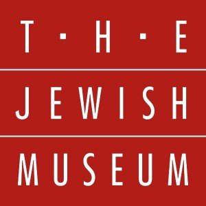 The words The Jewish Museum on a red background