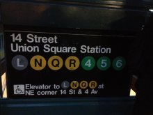 14 Street Union Square Station entrance