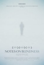 Soft Blue with a shadow of a person- NOTES ON BLINDNESS