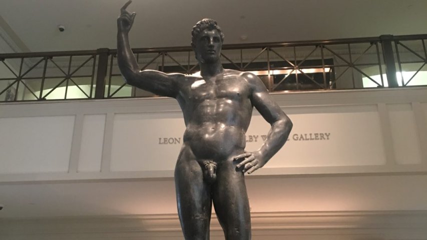 The NYU Ability Project seeks to create tools to help those with audiovisual disabilities better experience historical artifacts in museums such as the Met. (Photo by Patrick Tan)