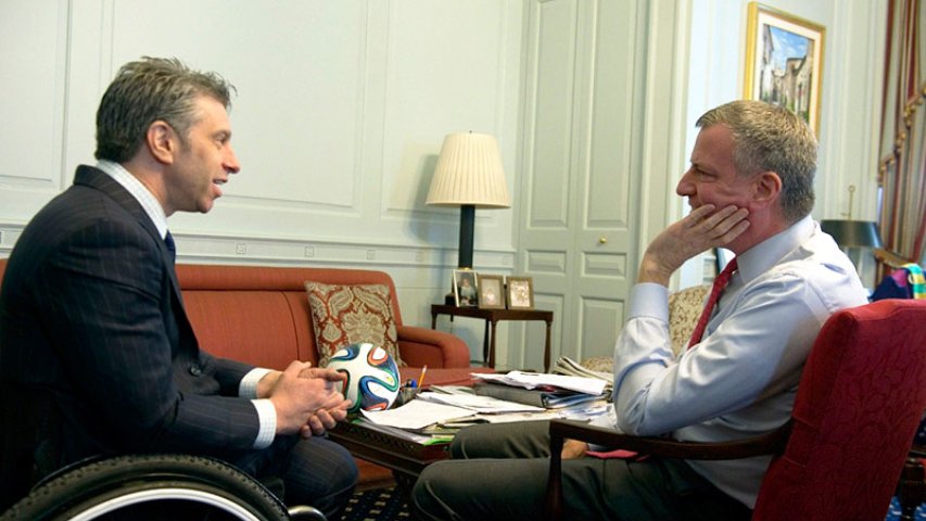 Mayor Bill de Blasio Reappoints Victor Calise as Commissioner Of The Mayor's Office For People With Disabilities